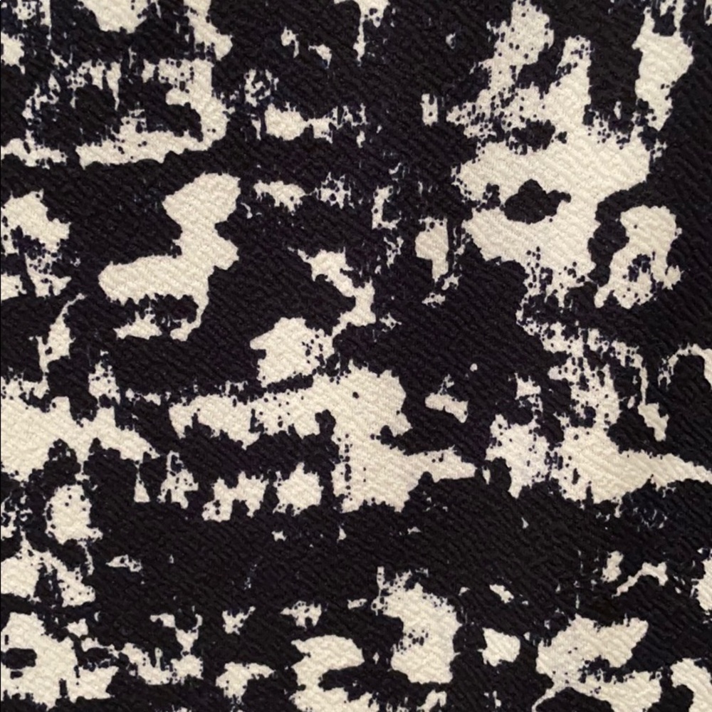 Navy/White Pattern Dress - Picture 2 of 4